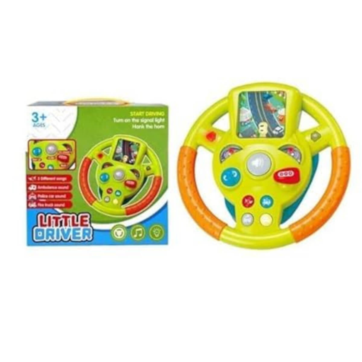 Volantes Simulador Bebe Infantil Interativo Som Luz Ventosa - Imagem 3