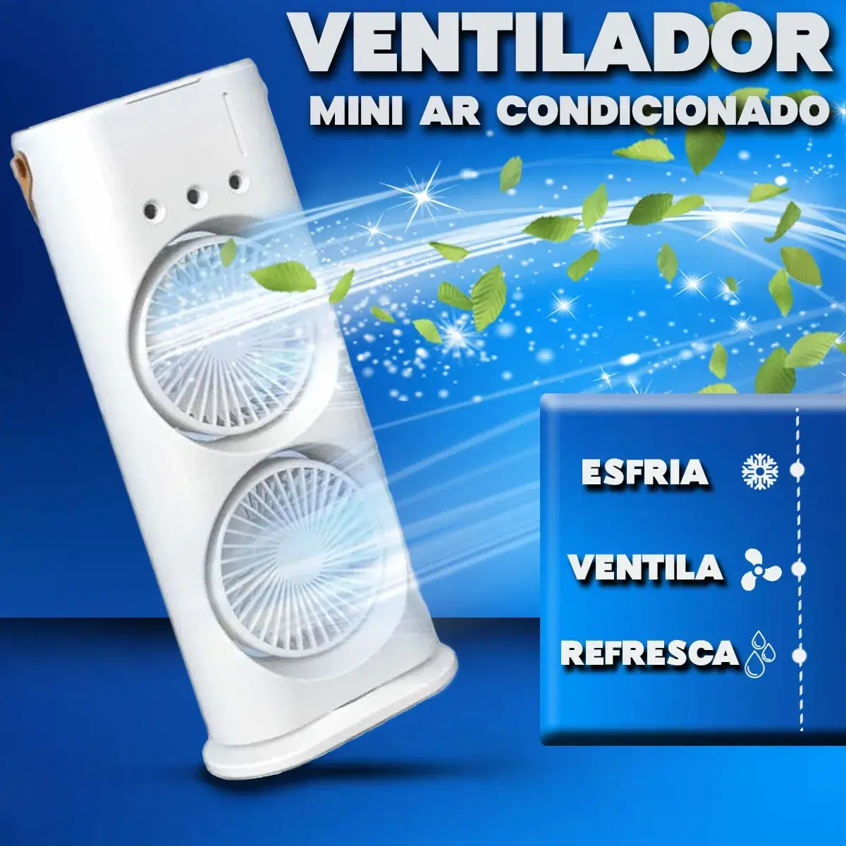 Mini Ar Condicionado Climatizador Sala Quarto Escritorio - Imagem 6