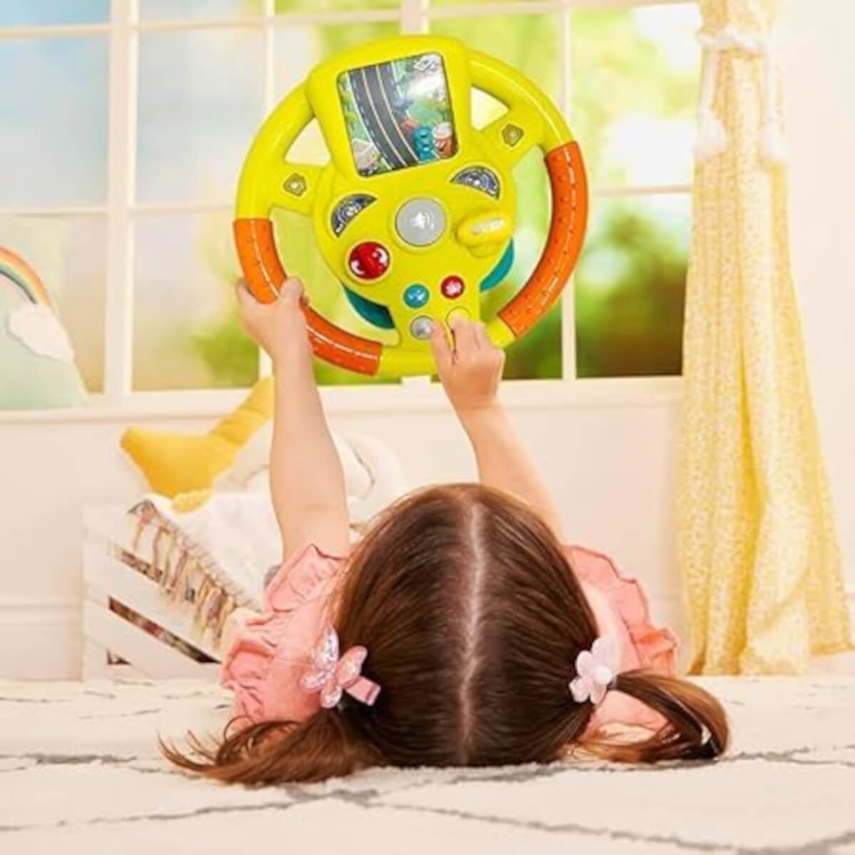 Volantes Simulador Bebe Infantil Interativo Som Luz Ventosa - Imagem 6