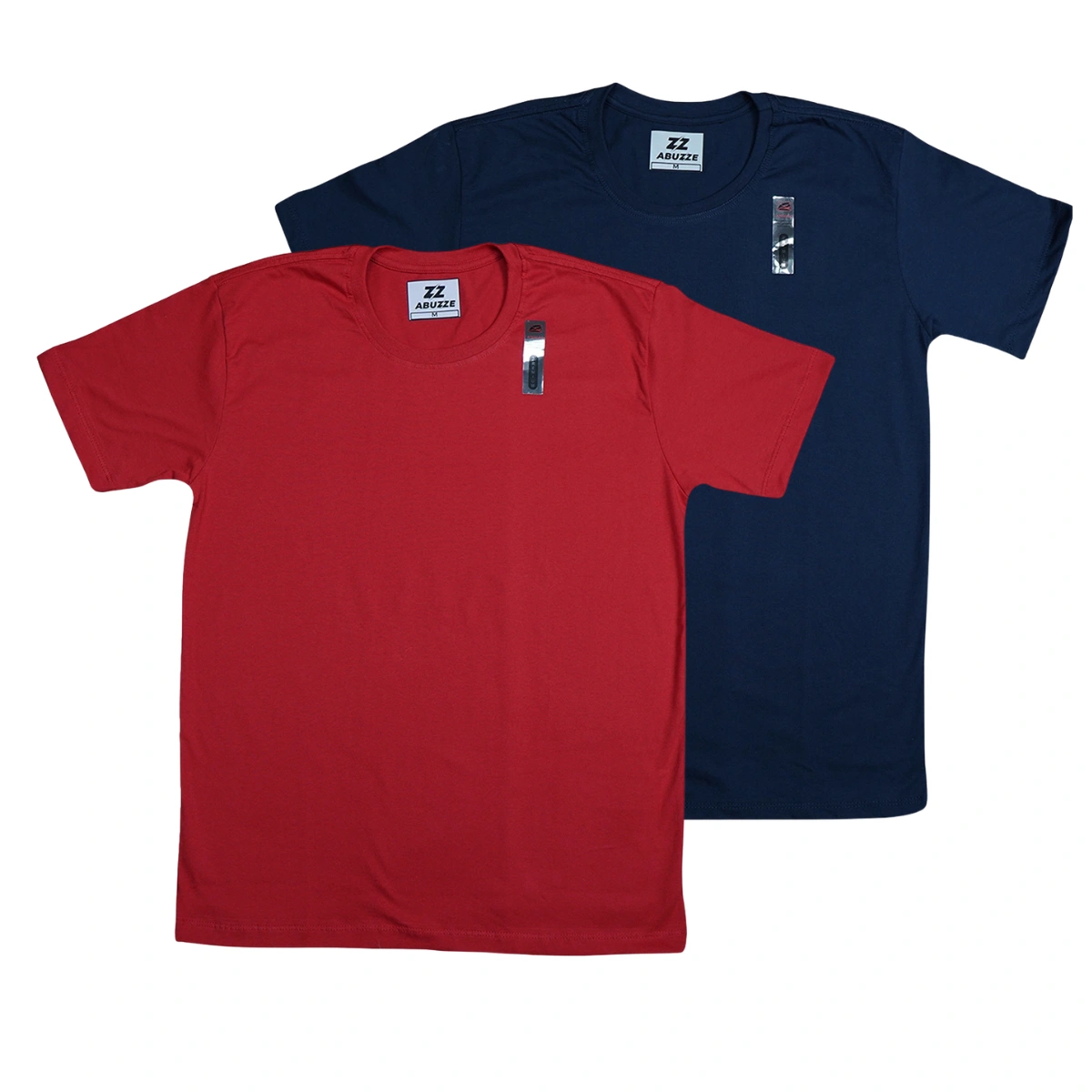Kit 2 Camisas Masculina Lisa Algodão Premium Abuzze - Imagem 21