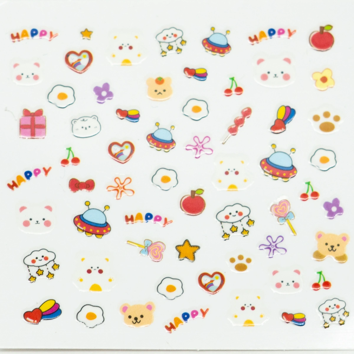 Kit Pulseira Feminino Anel Adesivos Infantil - Imagem 6