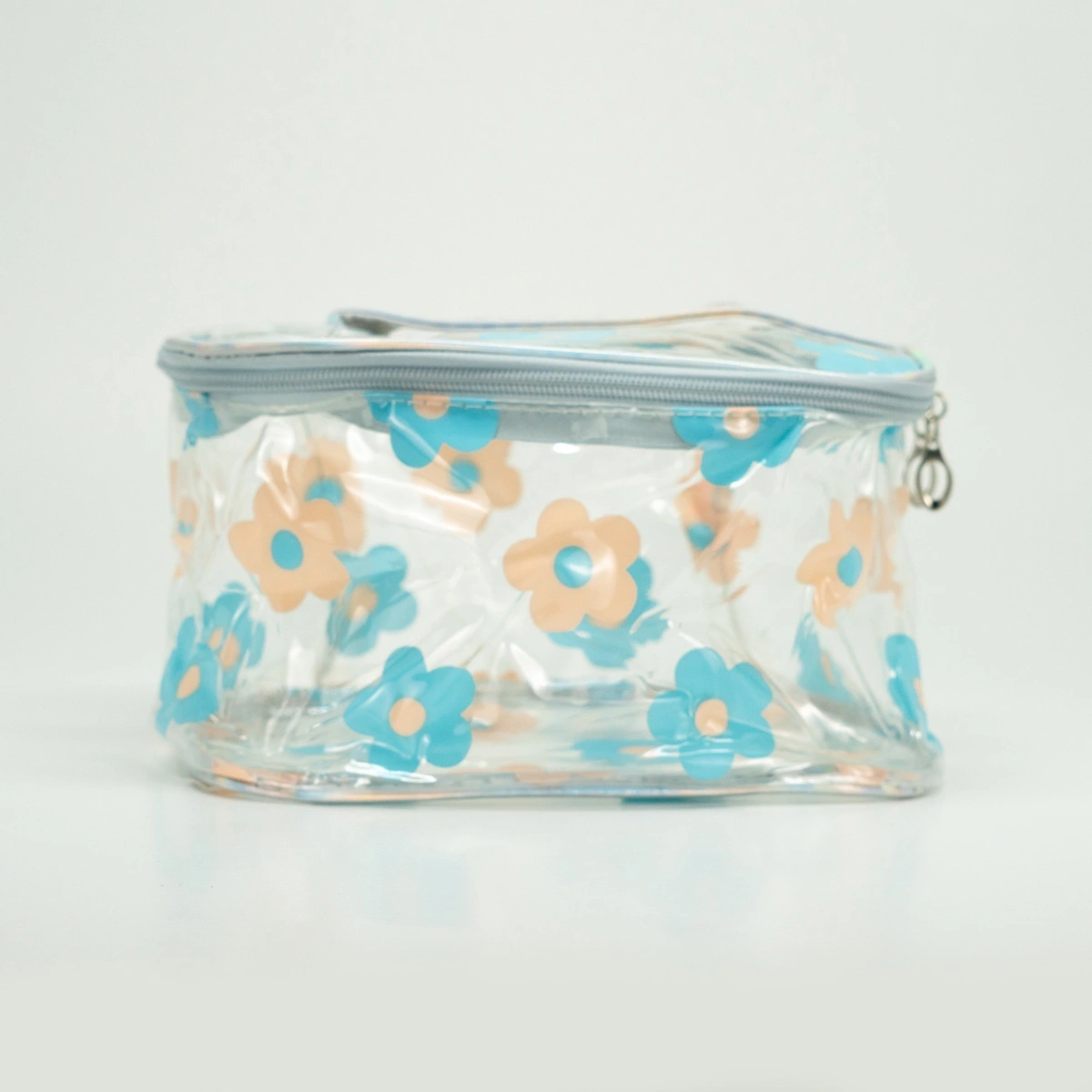 Bolsa Nécessaire Transparente Florido - Imagem 3