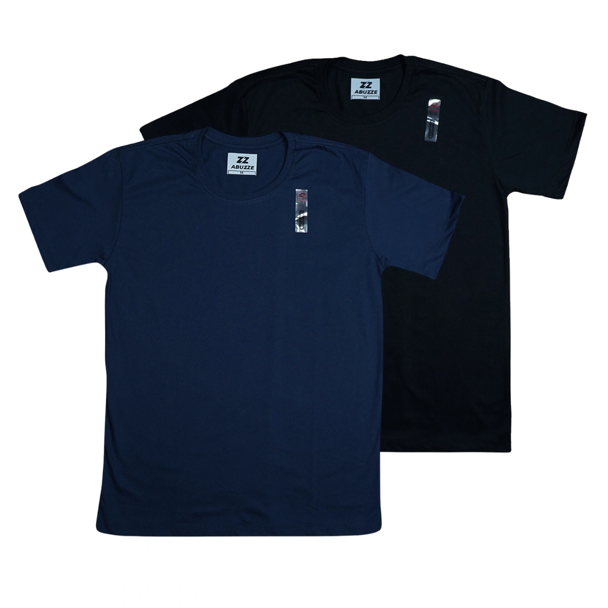 Kit 2 Camisas Masculina Lisa Algodão Premium Abuzze - Imagem 24