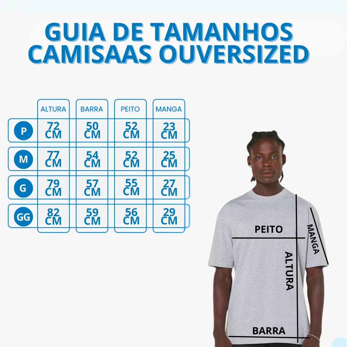 Kit 3 Camisetas Masculina Oversized Básica 100% Algodão Premium Alta Qualidade - Imagem 41