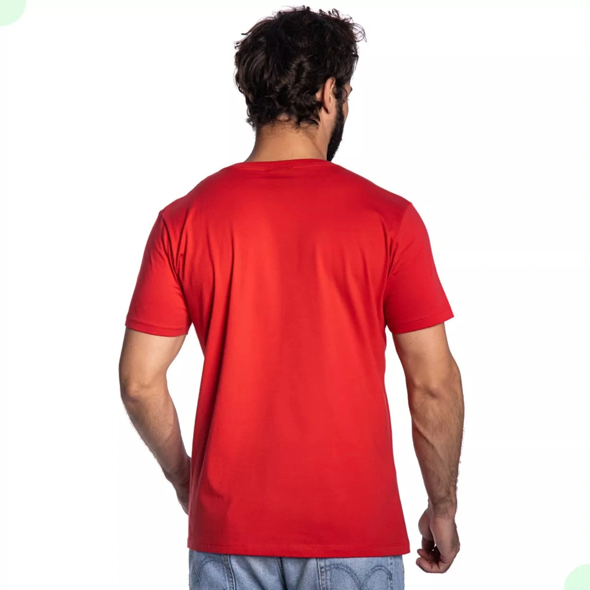 Kit 5 Camisas Masculina Lisa Algodão Premium - Imagem 13