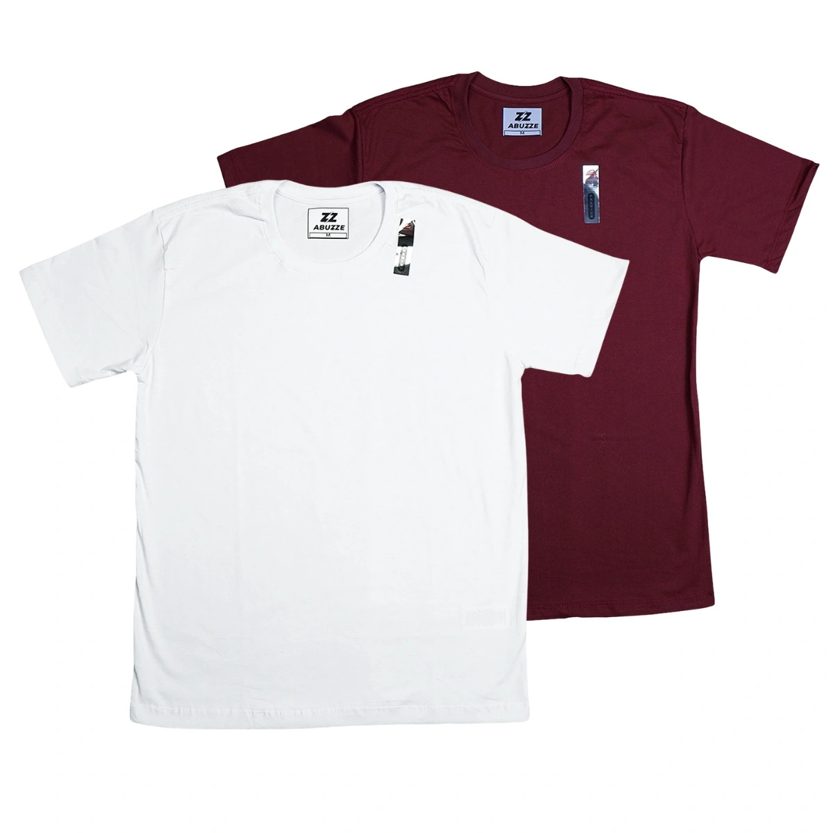 Kit 2 Camisas Masculina Lisa Algodão Premium Abuzze - Imagem 23