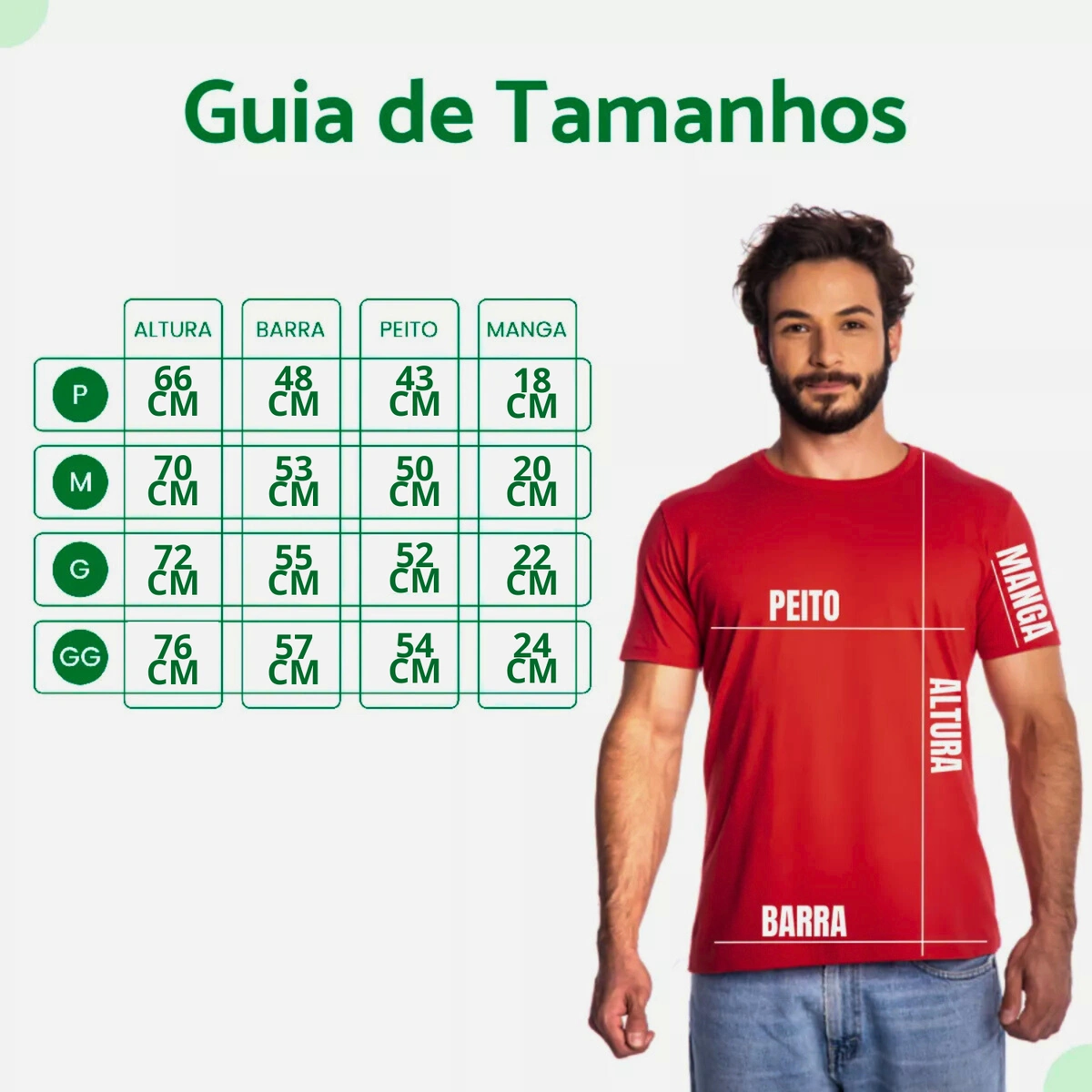 Kit 2 Camisas Masculina Lisa Algodão Premium Abuzze - Imagem 9