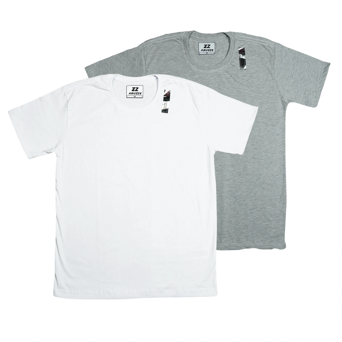 Kit 2 Camisas Masculina Lisa Algodão Premium Abuzze - Imagem 27