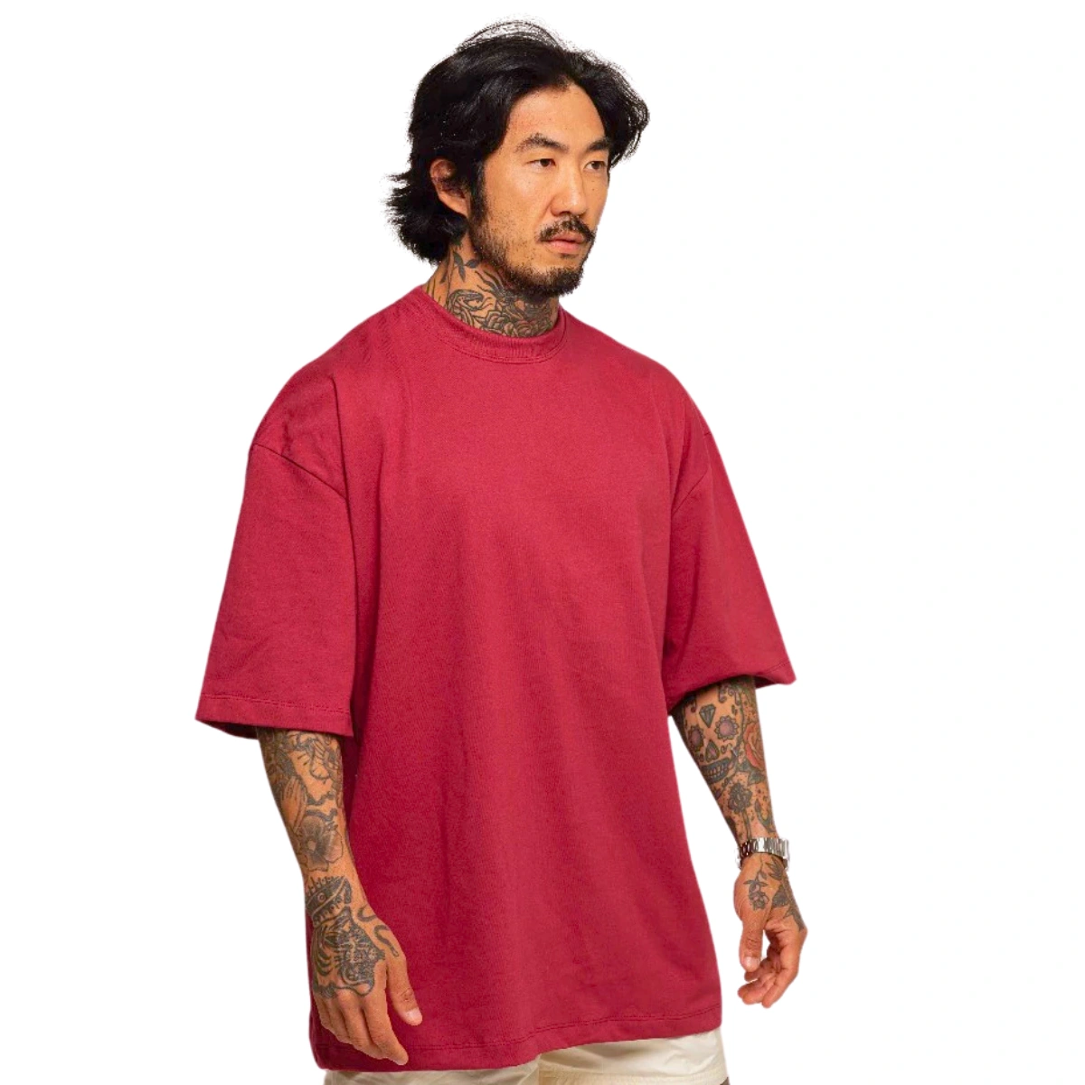 Kit 3 Camisetas Masculina Oversized Básica 100% Algodão Premium Alta Qualidade - Imagem 50