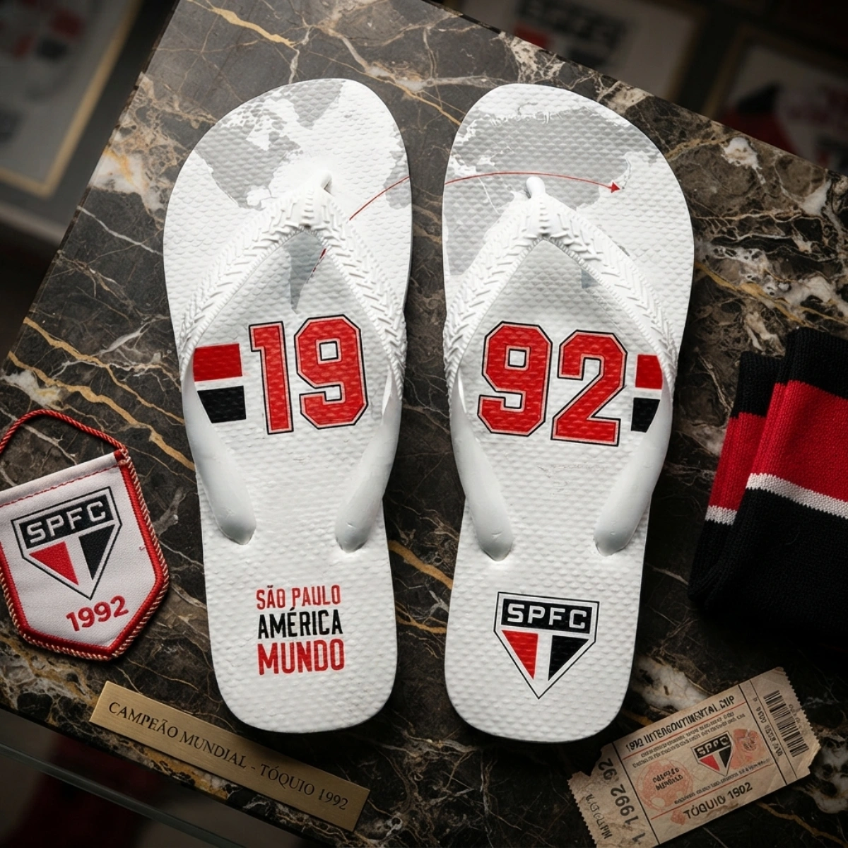 Chinelo Masculino São Paulo 1992 - Imagem 5