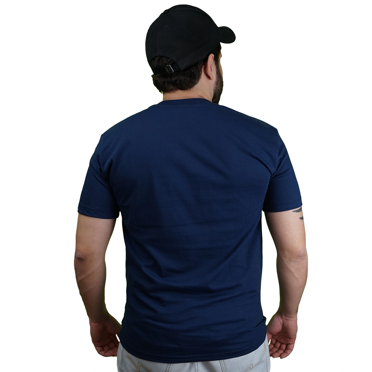 Kit 5 Camisas Masculina Lisa Algodão Premium Abuzze - Imagem 12