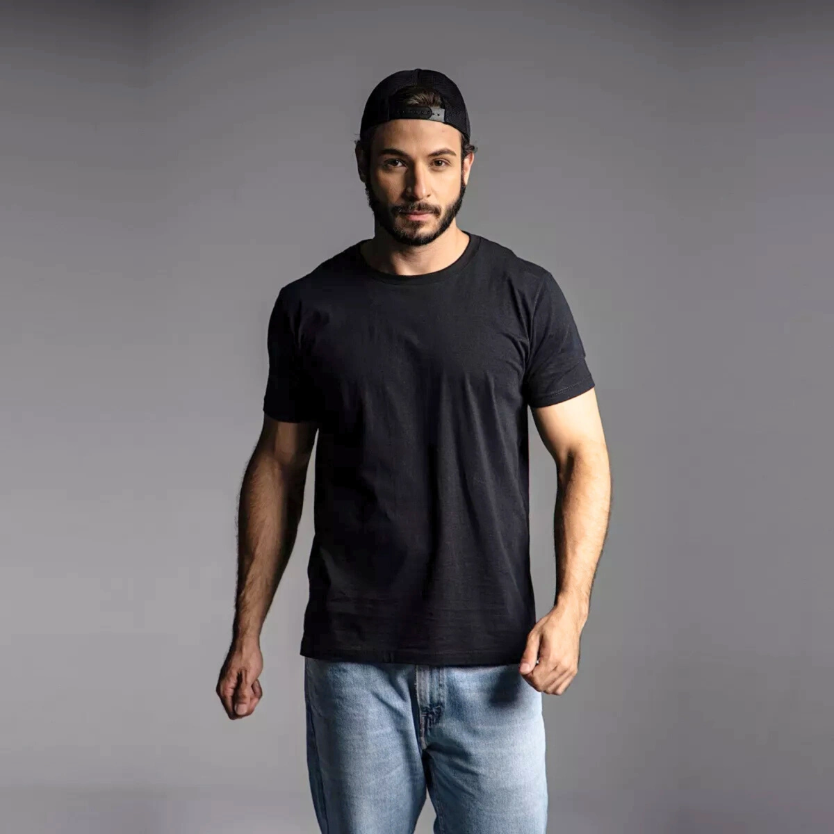 Kit 3 Camisas Masculina Lisa Algodão Premium - Imagem 10