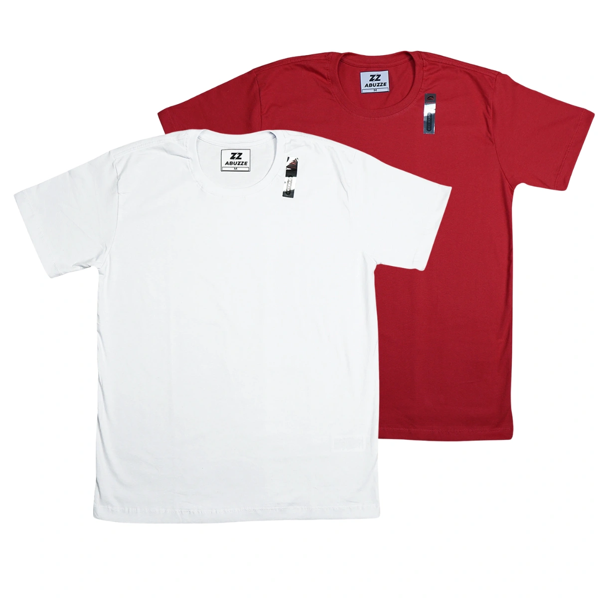 Kit 2 Camisas Masculina Lisa Algodão Premium Abuzze - Imagem 28