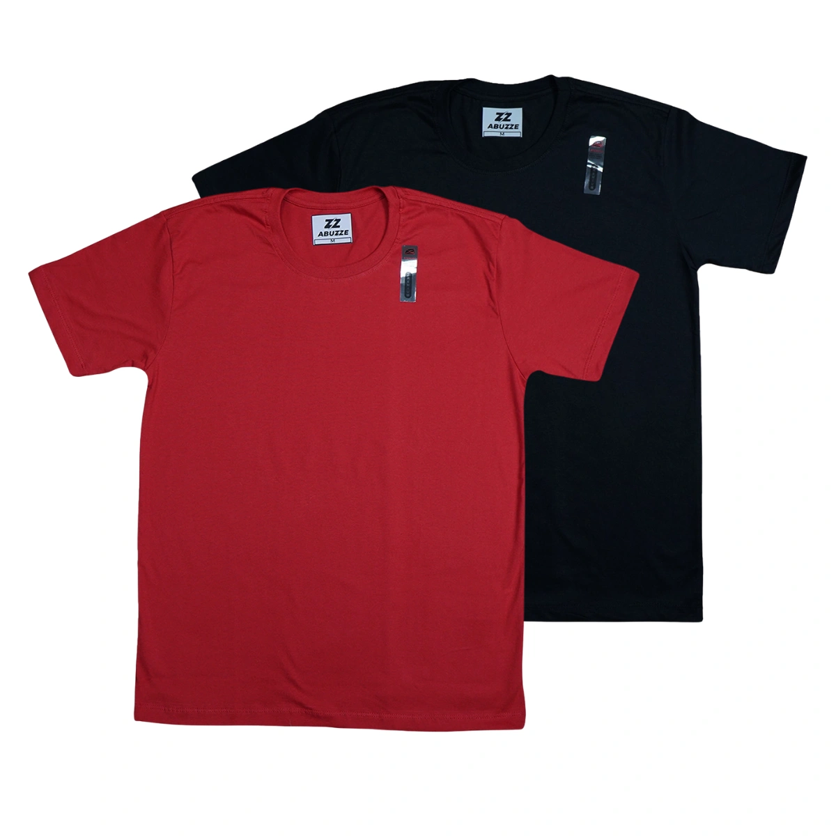 Kit 2 Camisas Masculina Lisa Algodão Premium Abuzze - Imagem 33
