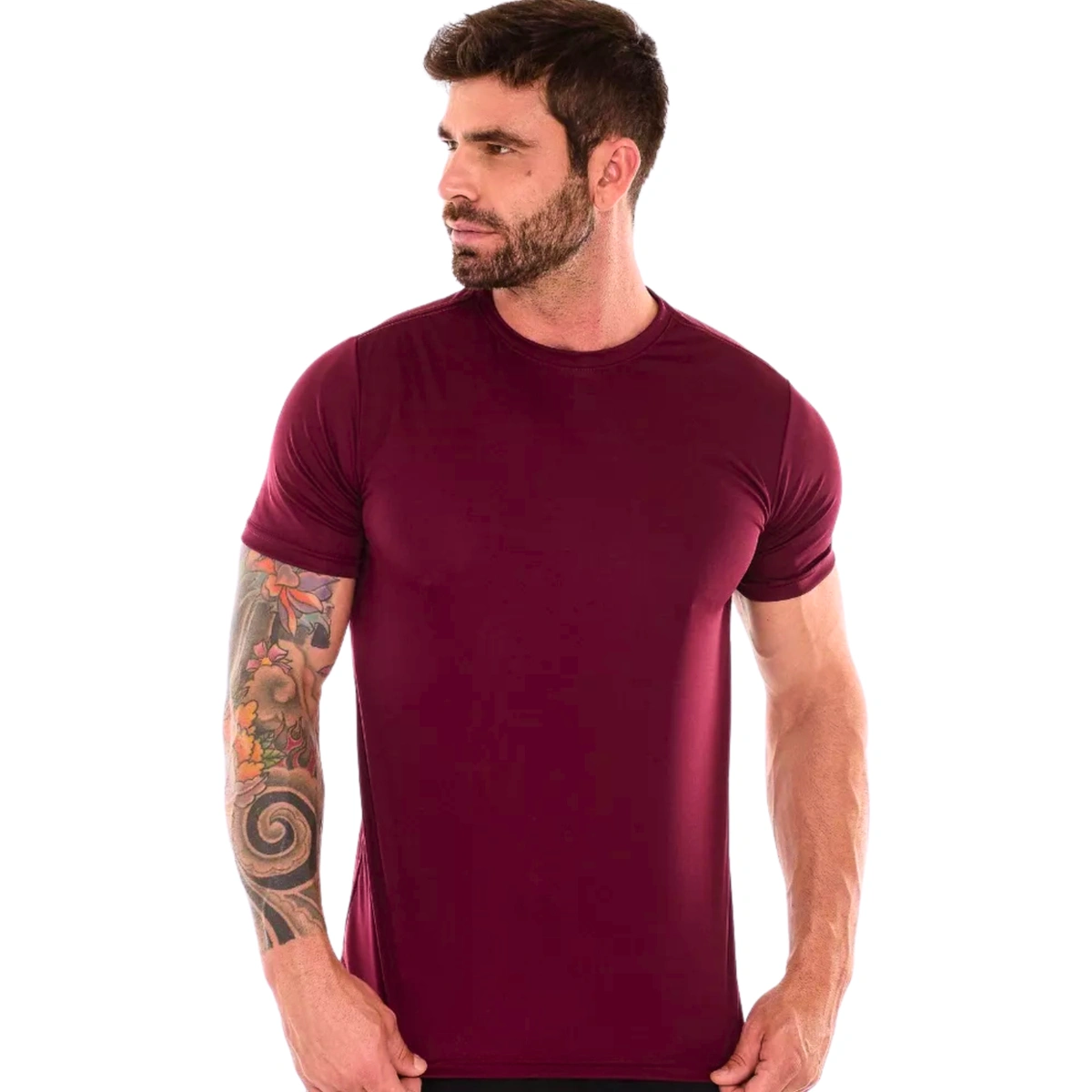 Kit 5 Camisas Masculina Lisa Algodão Premium - Imagem 23