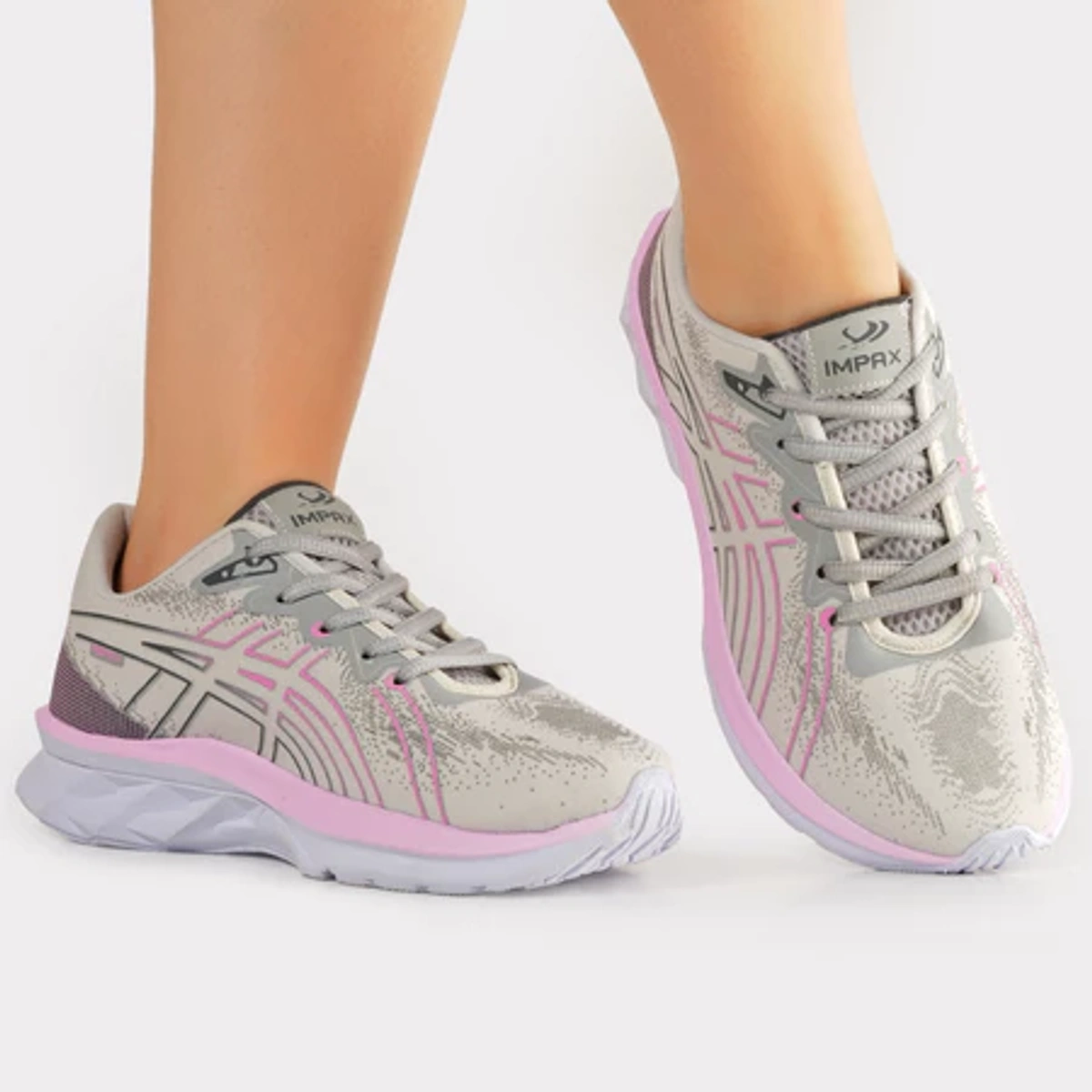 Kit 2 Tênis Feminino PodLinda Estiloso Esportivo Academia Leve Confortável - Imagem 5