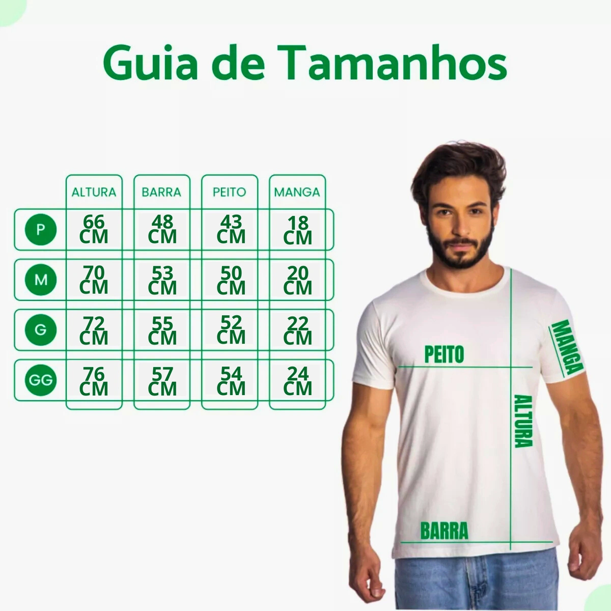 Kit 5 Camisas Masculina Lisa Algodão Premium - Imagem 33