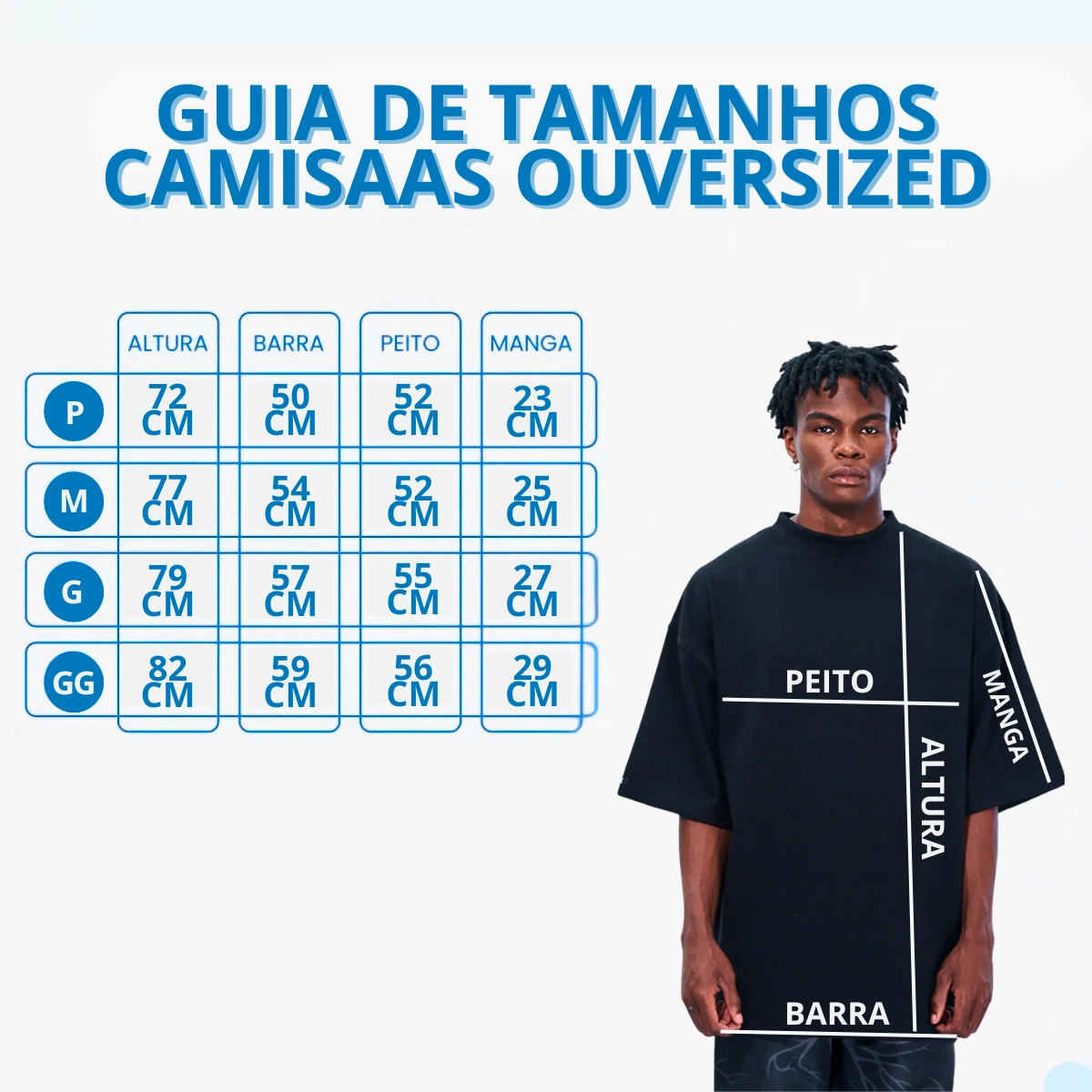 Kit 3 Camisetas Masculina Oversized Básica 100% Algodão Premium Alta Qualidade - Imagem 12