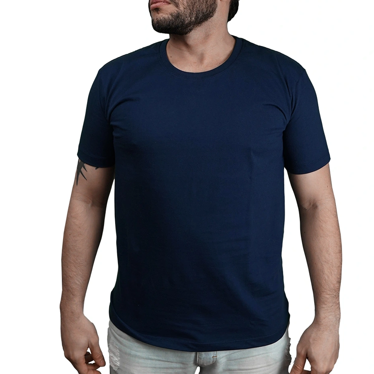 Kit 2 Camisas Masculina Lisa Algodão Premium Abuzze - Imagem 7