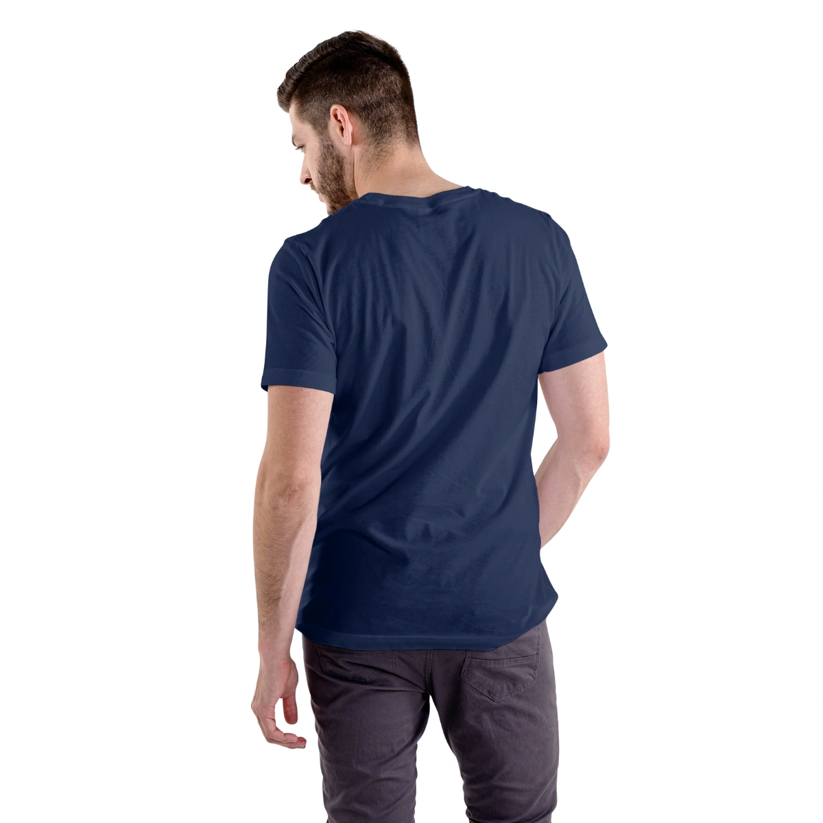 Kit 5 Camisas Masculina Lisa Algodão Premium - Imagem 44