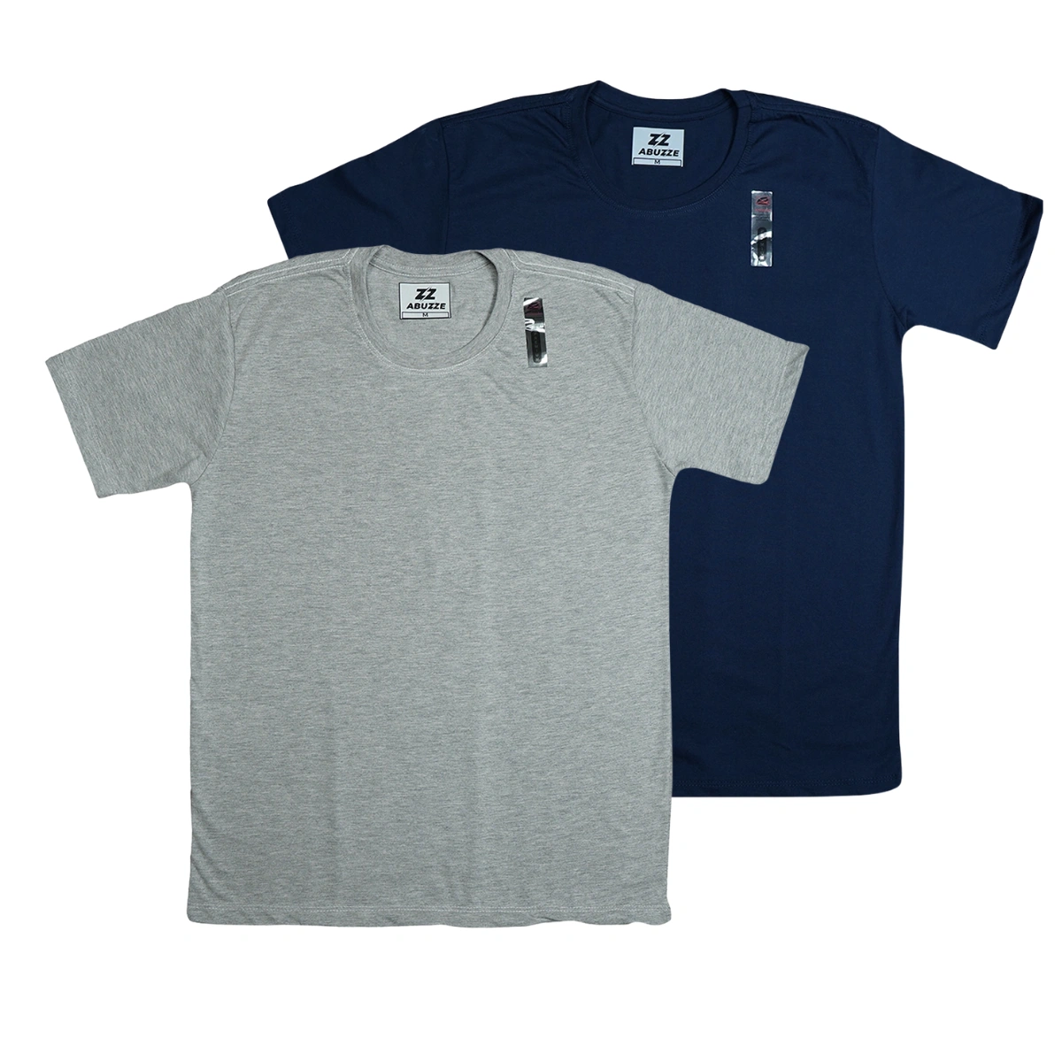 Kit 2 Camisas Masculina Lisa Algodão Premium Abuzze - Imagem 20