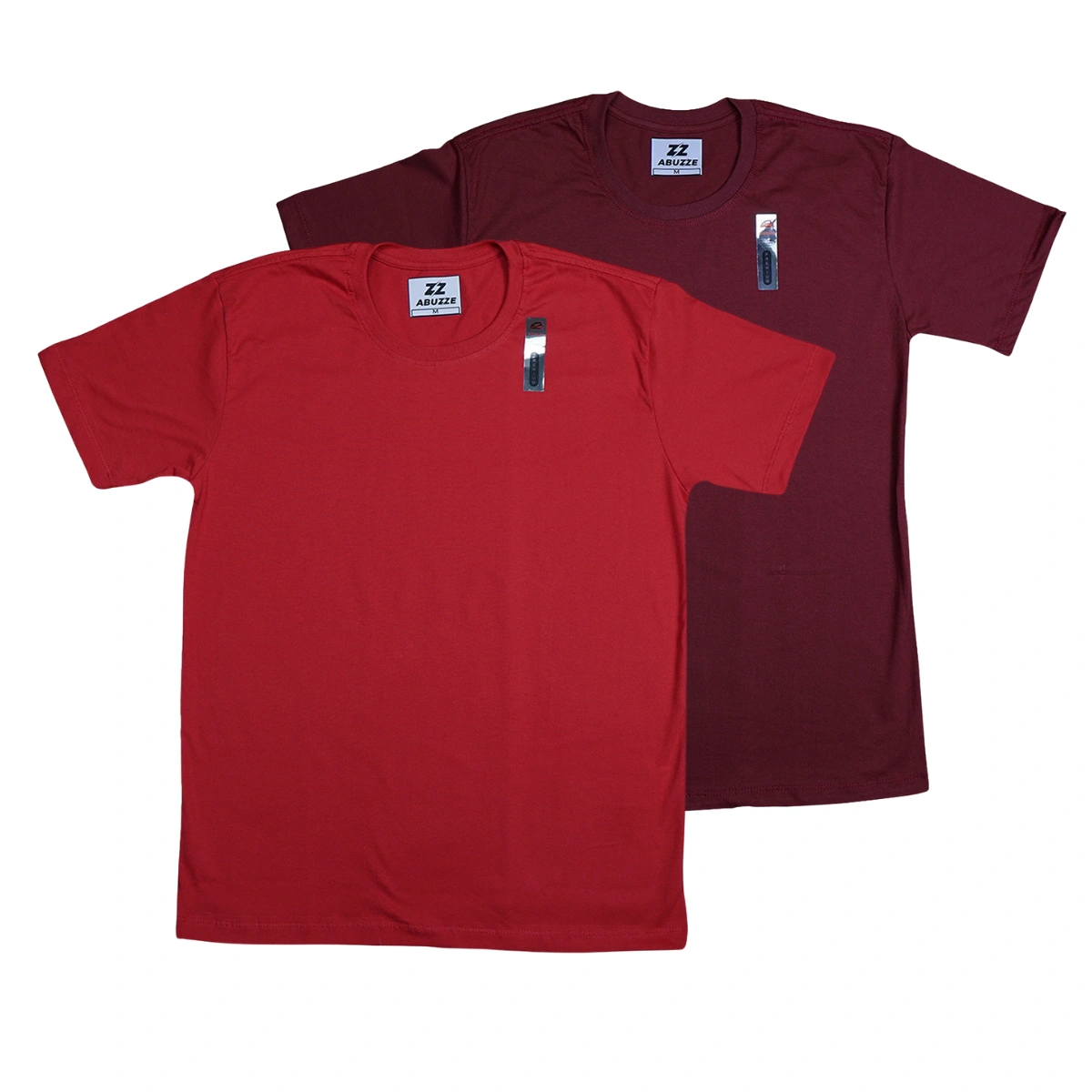 Kit 2 Camisas Masculina Lisa Algodão Premium Abuzze - Imagem 26