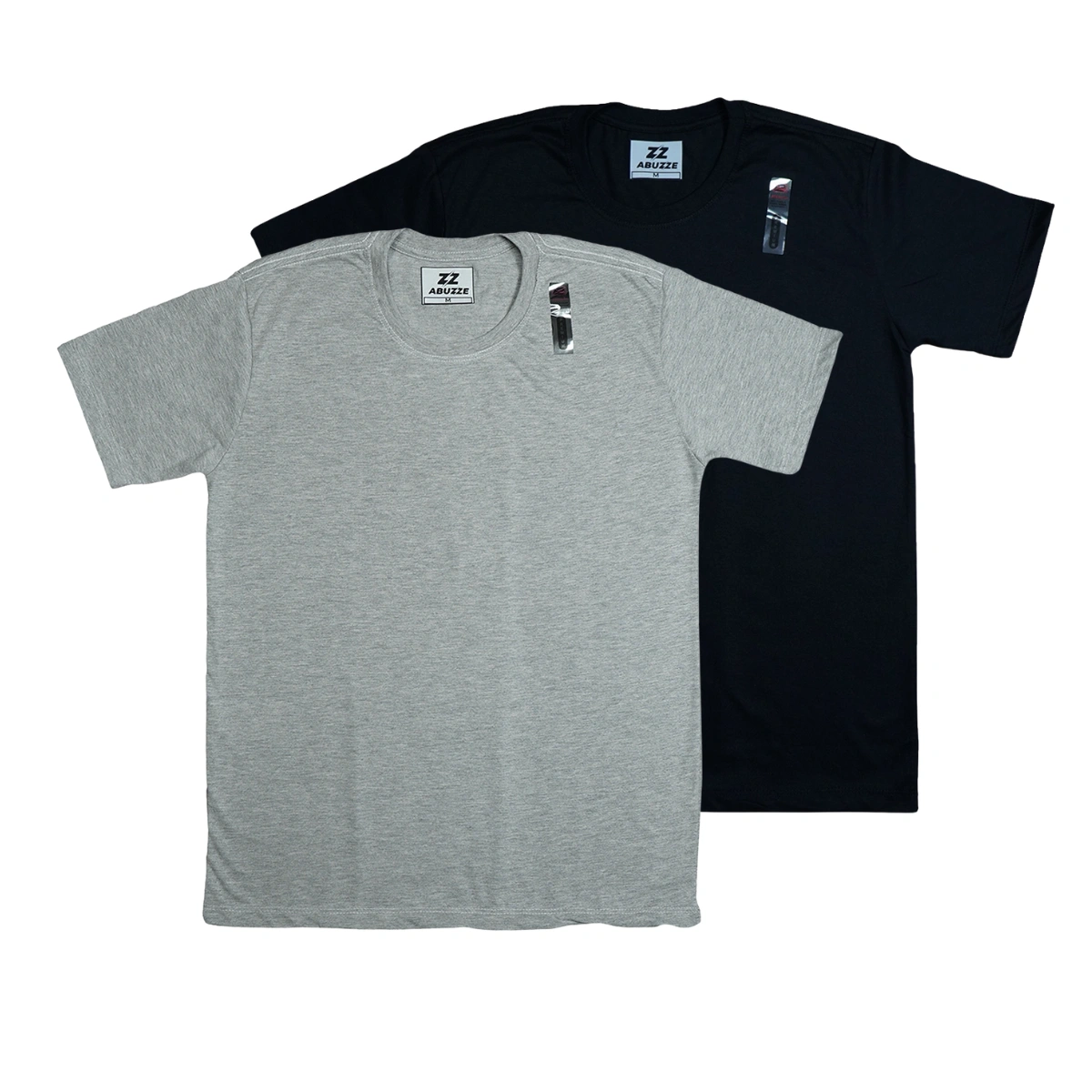 Kit 2 Camisas Masculina Lisa Algodão Premium Abuzze - Imagem 32