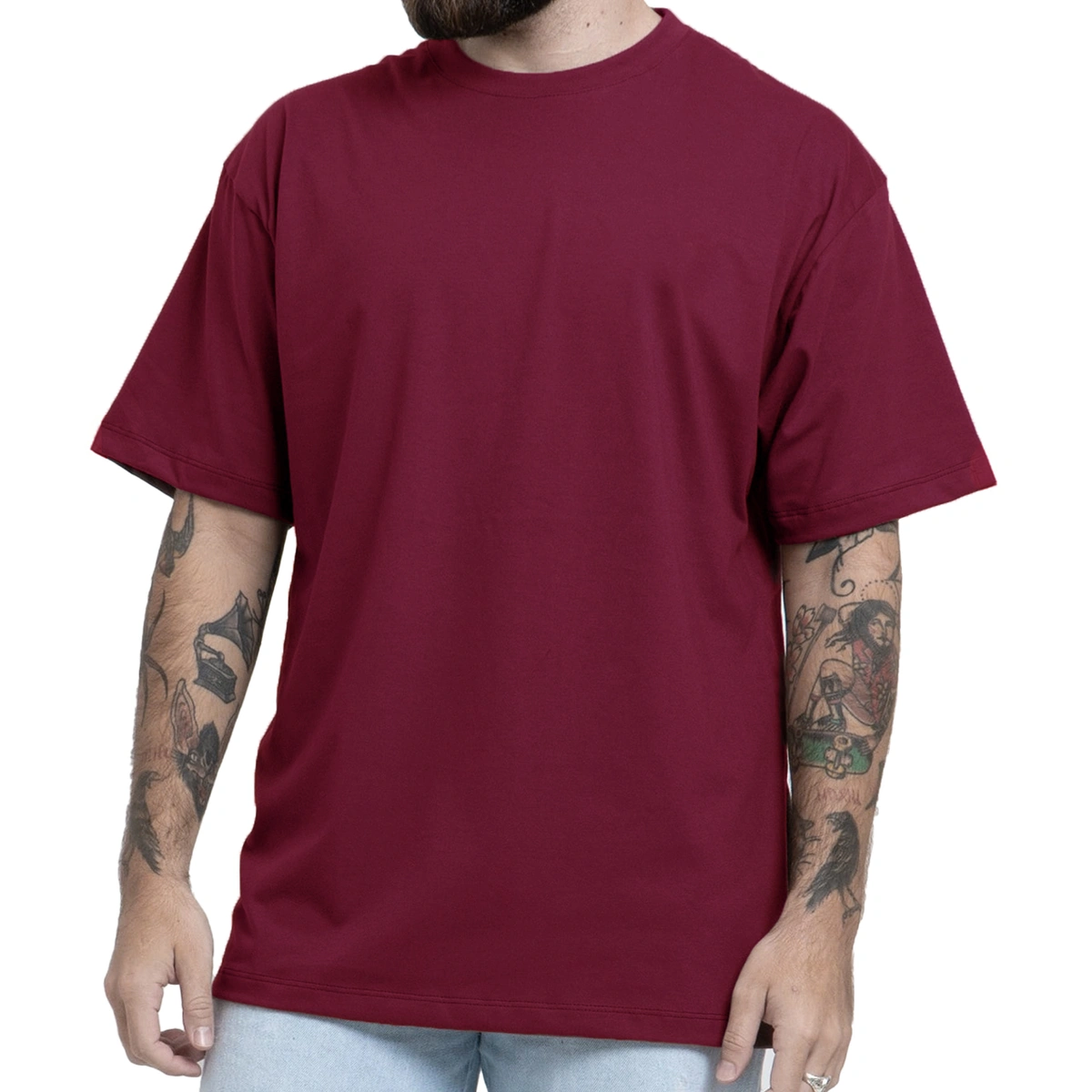 Kit 3 Camisetas Masculina Oversized Básica 100% Algodão Premium Alta Qualidade - Imagem 55