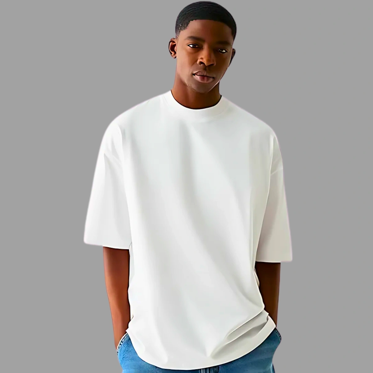 Kit 3 Camisetas Masculina Oversized Básica 100% Algodão Premium Alta Qualidade - Imagem 4