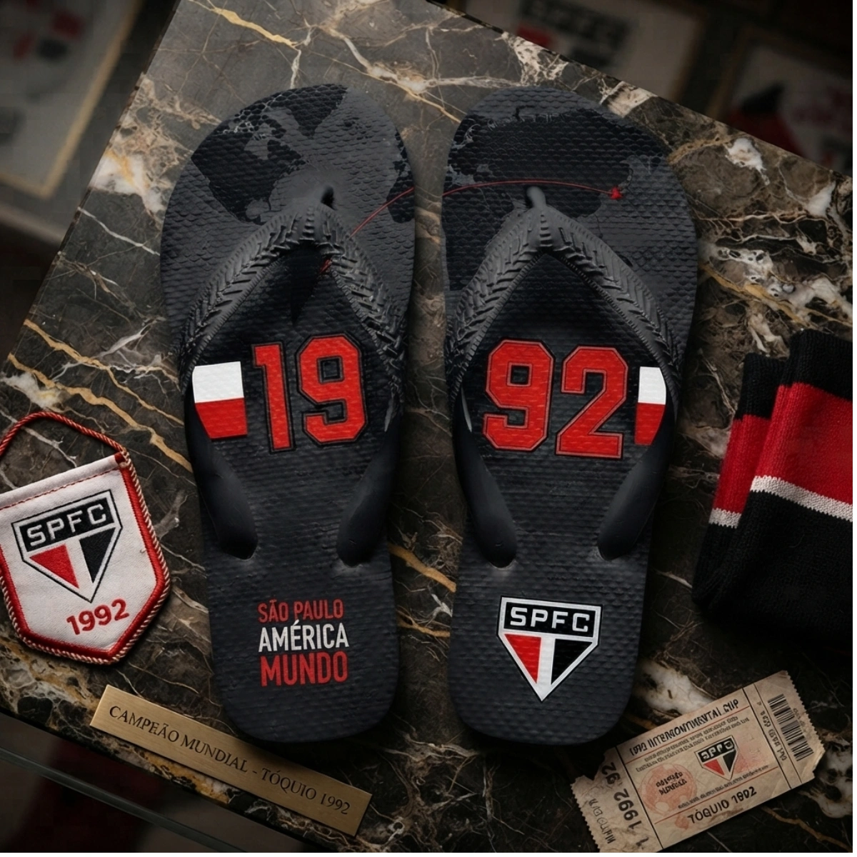 Chinelo Masculino São Paulo 1992 - Imagem 10