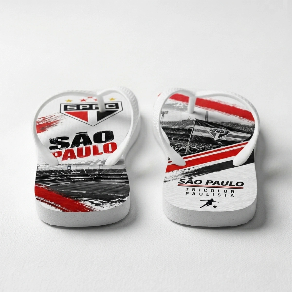 Chinelo Masculino São Paulo SPFC Tricolor - Imagem 3