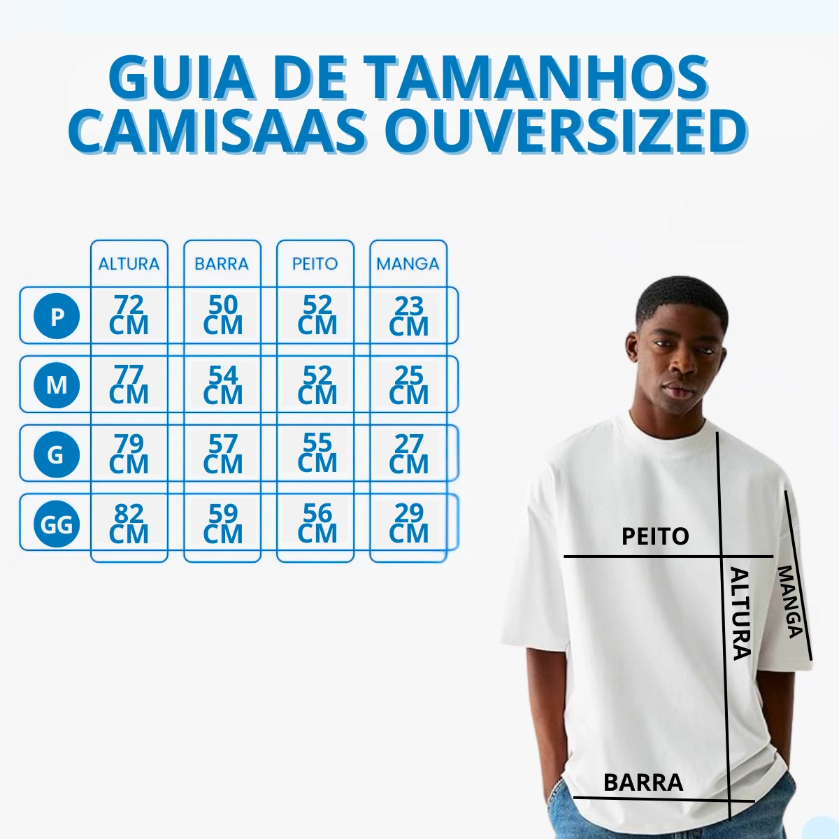 Kit 3 Camisetas Masculina Oversized Básica 100% Algodão Premium Alta Qualidade - Imagem 17