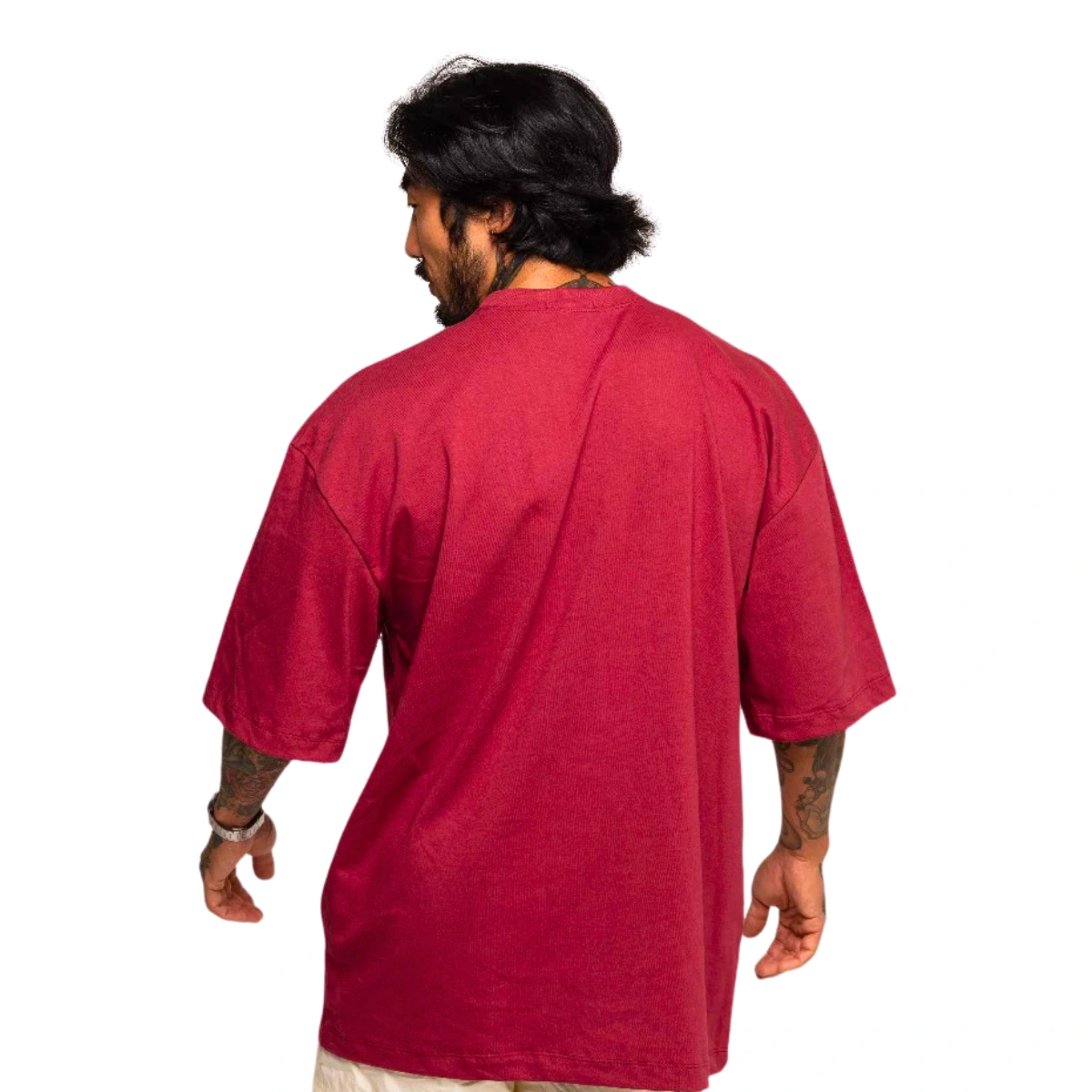 Kit 3 Camisetas Masculina Oversized Básica 100% Algodão Premium Alta Qualidade - Imagem 53