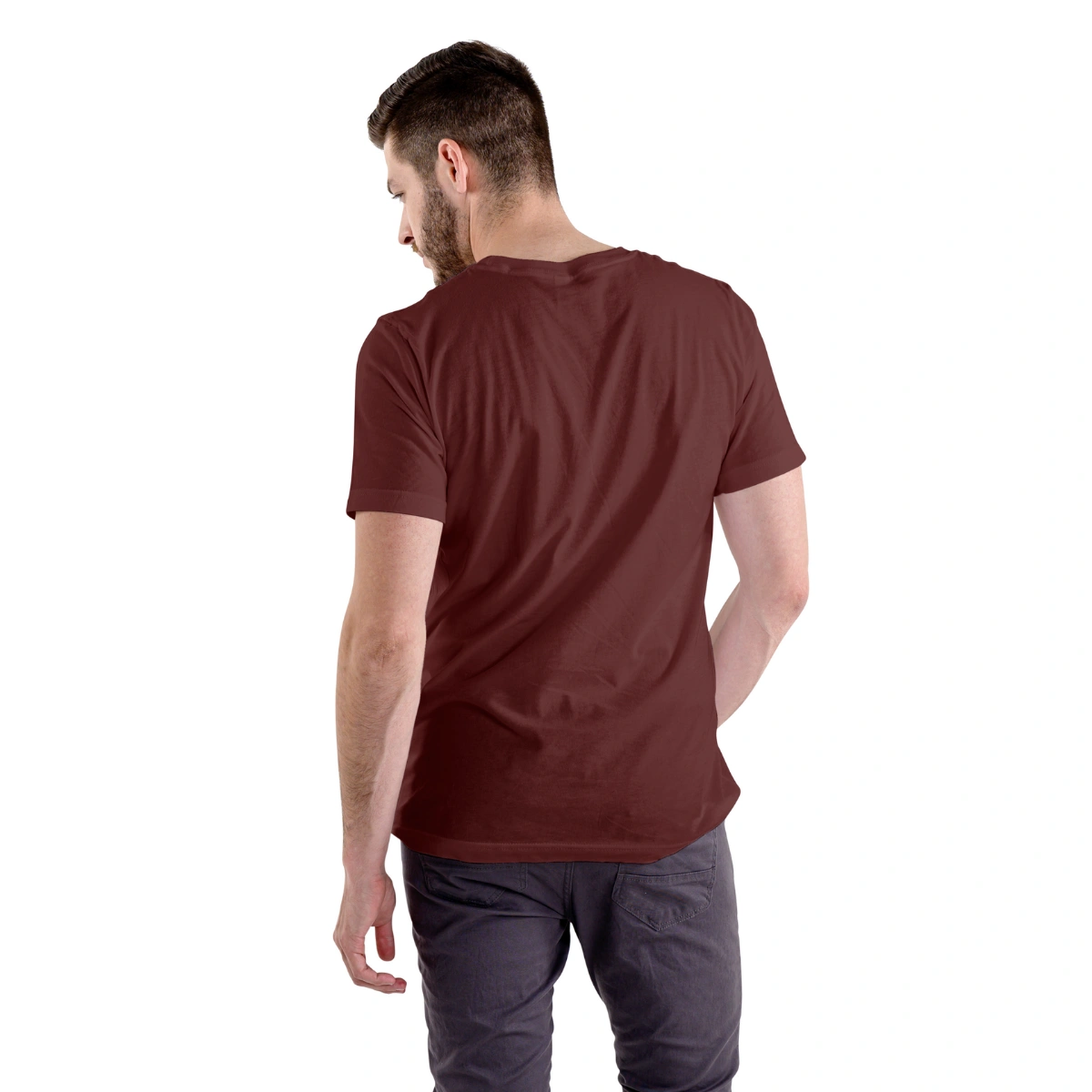 Kit 5 Camisas Masculina Lisa Algodão Premium - Imagem 8
