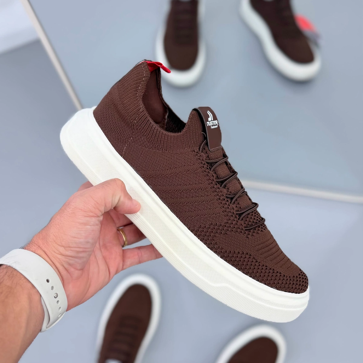 Tênis masculino Knit Duster - Imagem 6