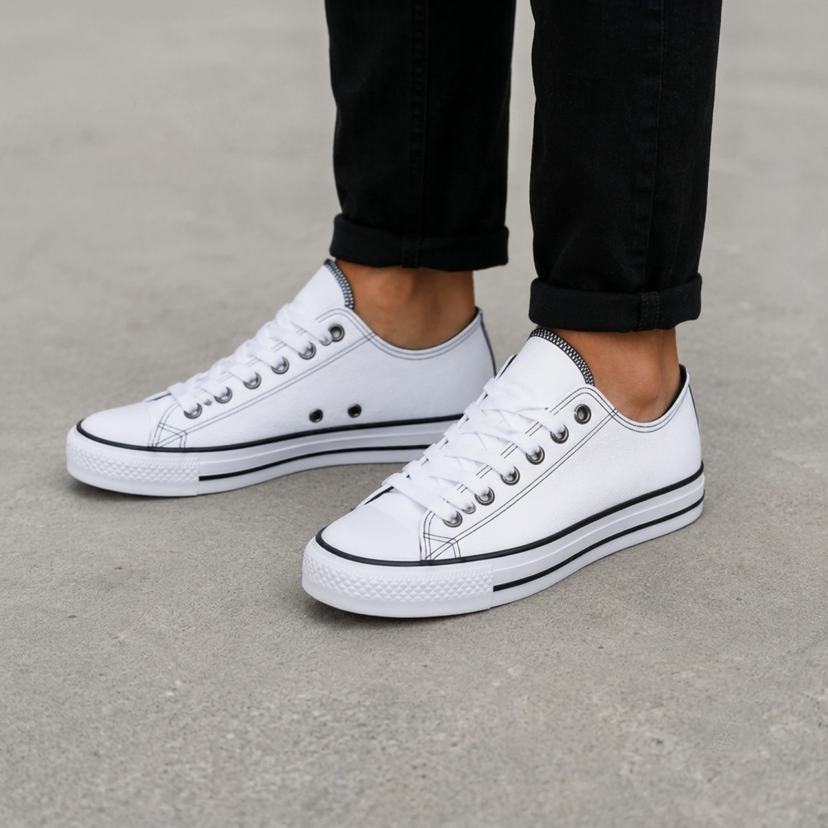 Tênis Masculino Casual Couro Ab Star - Imagem 6