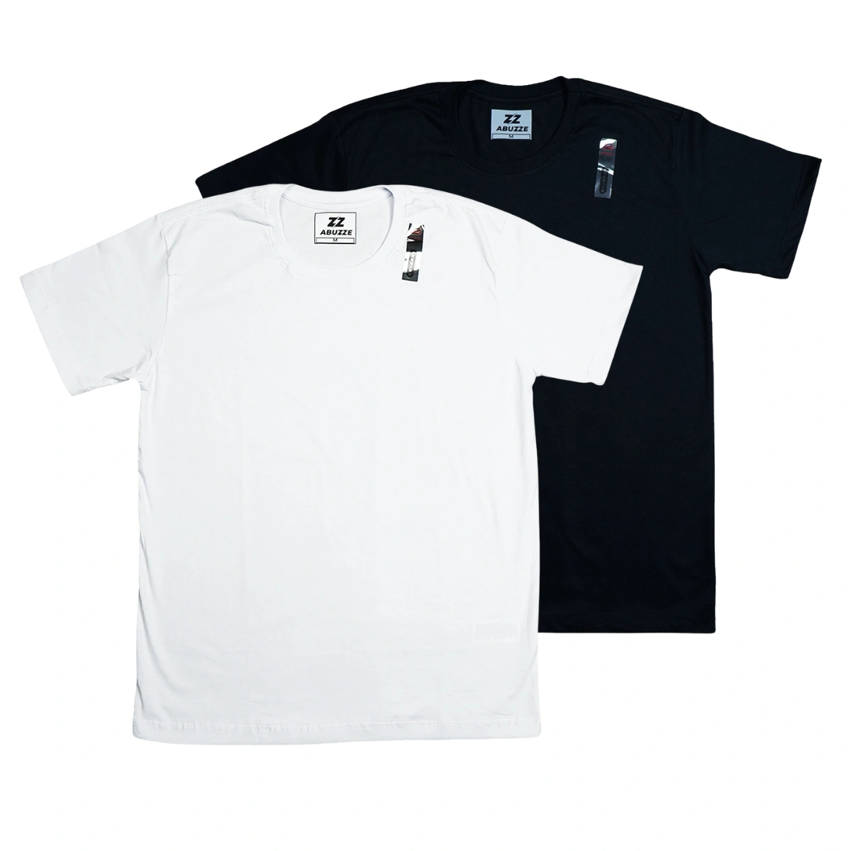 Kit 2 Camisas Masculina Lisa Algodão Premium Abuzze - Imagem 31