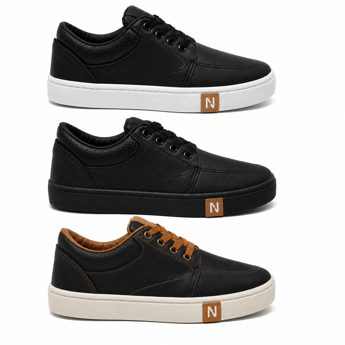 Kit 3 Tênis Masculino Casual Confortável Leve Sapatenis - Imagem 6