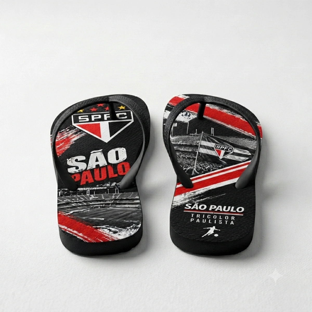 Chinelo Masculino São Paulo SPFC Tricolor - Imagem 7
