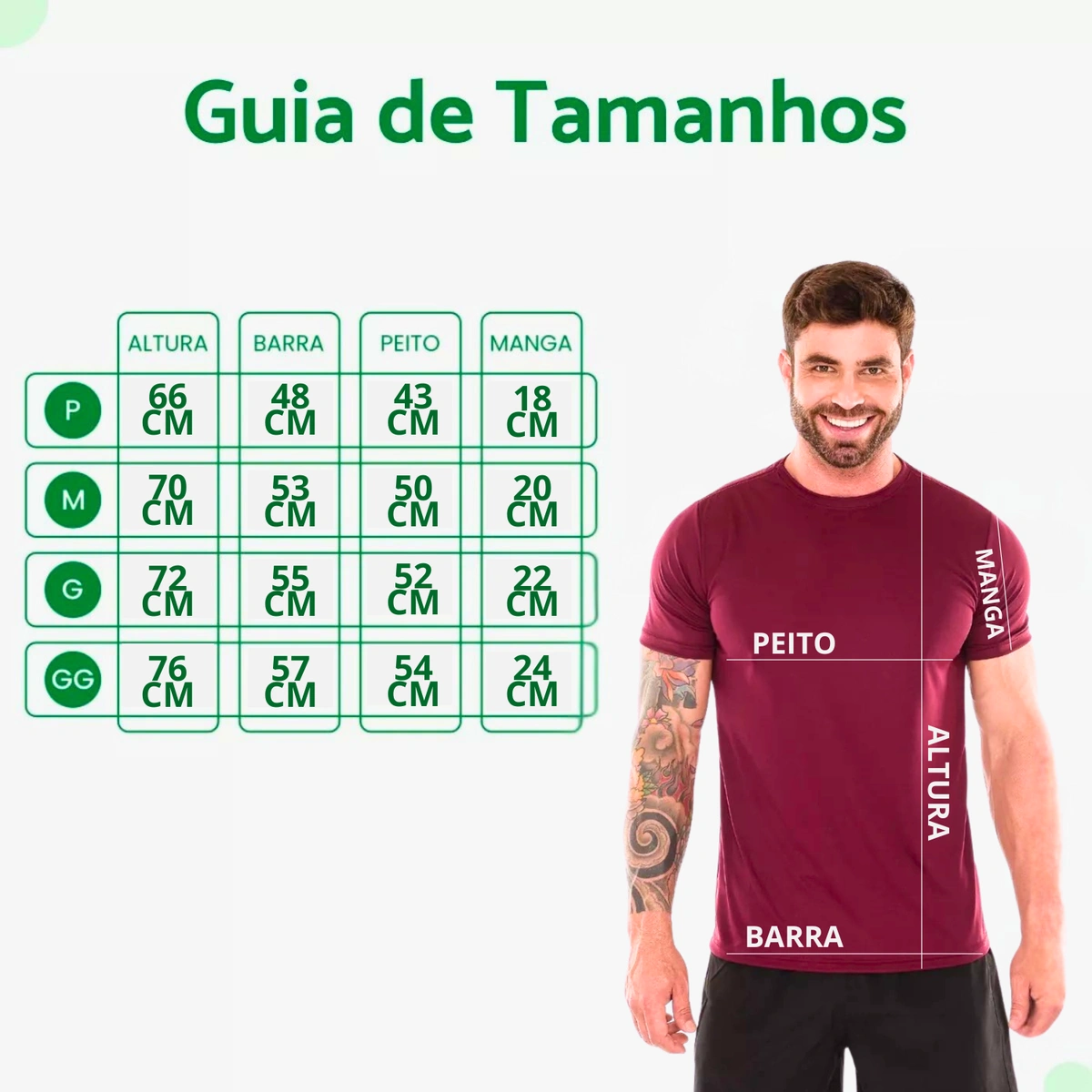 Kit 5 Camisas Masculina Lisa Algodão Premium - Imagem 20