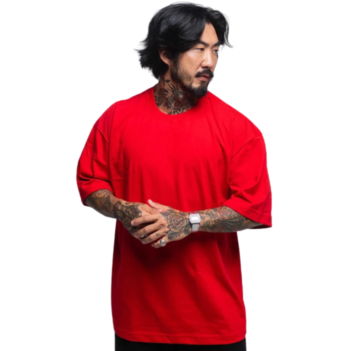 Kit 3 Camisetas Masculina Oversized Básica 100% Algodão Premium Alta Qualidade - Imagem 33