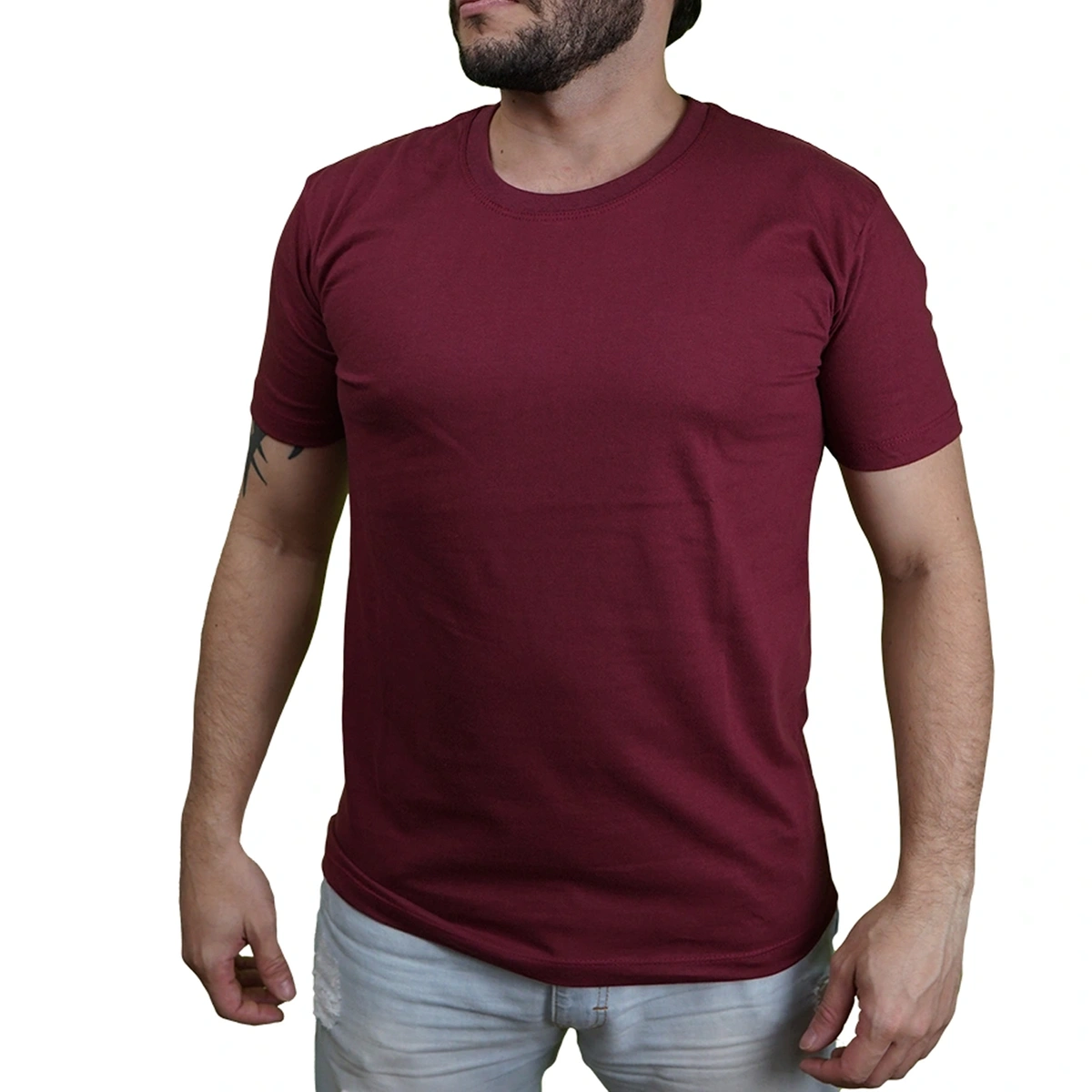 Kit 2 Camisas Masculina Lisa Algodão Premium Abuzze - Imagem 13