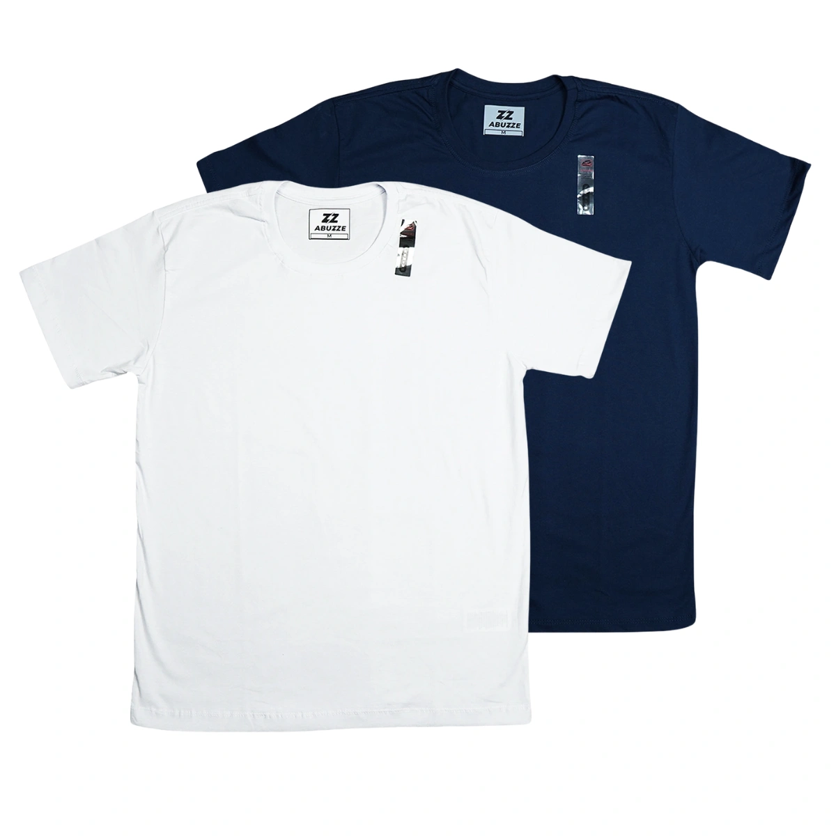 Kit 2 Camisas Masculina Lisa Algodão Premium Abuzze - Imagem 22