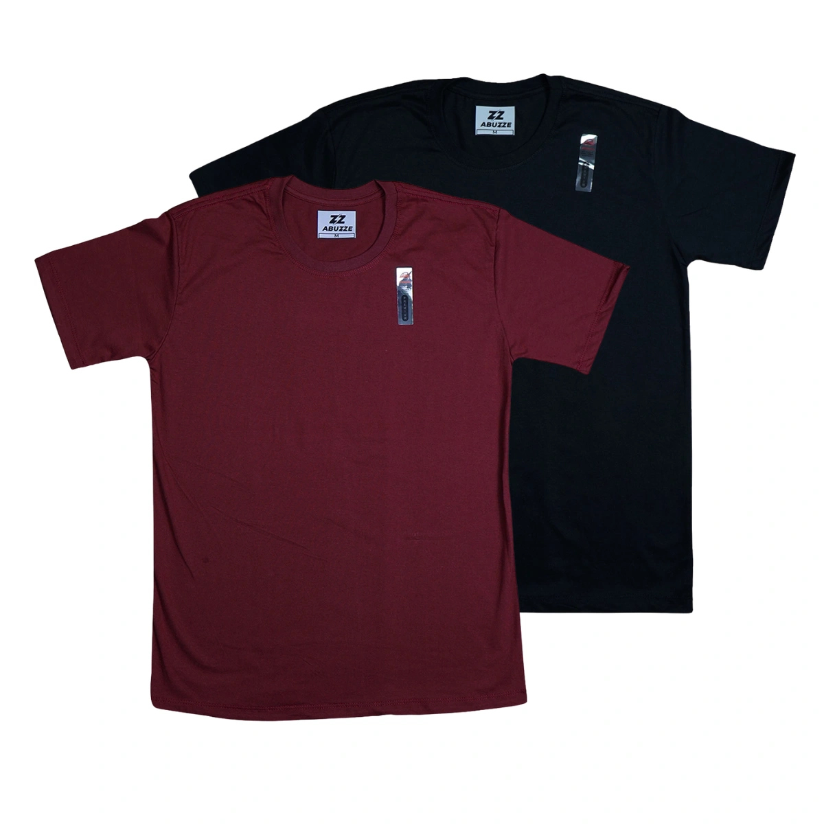 Kit 2 Camisas Masculina Lisa Algodão Premium Abuzze - Imagem 30