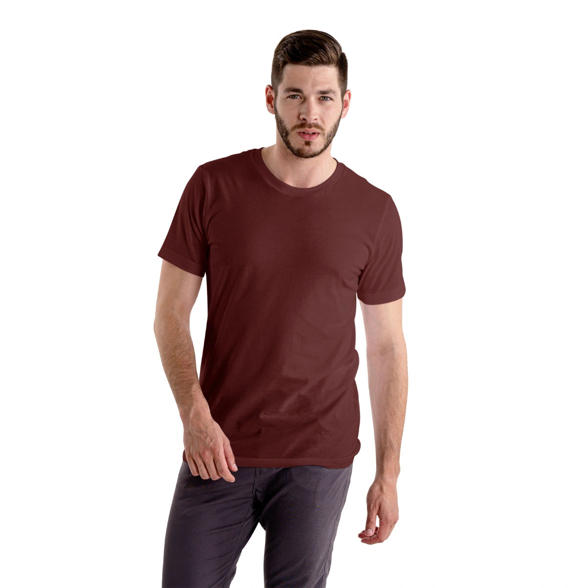Kit 5 Camisas Masculina Lisa Algodão Premium - Imagem 7